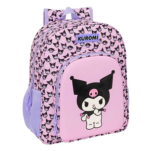 Safta Kuromi Mochila - 15L - Adaptable a Carro - Bolsillo Frontal - Portabotellas - Cremallera con Doble Tirador - Asa de Mano - Hombreras y Espalda A