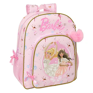 Safta Barbie Ballet Mochila - 15L - Adaptable a Carro - Bolsillo Frontal - Portabotellas - Cremallera con Doble Tirador - Asa de Mano - Hombreras y Es