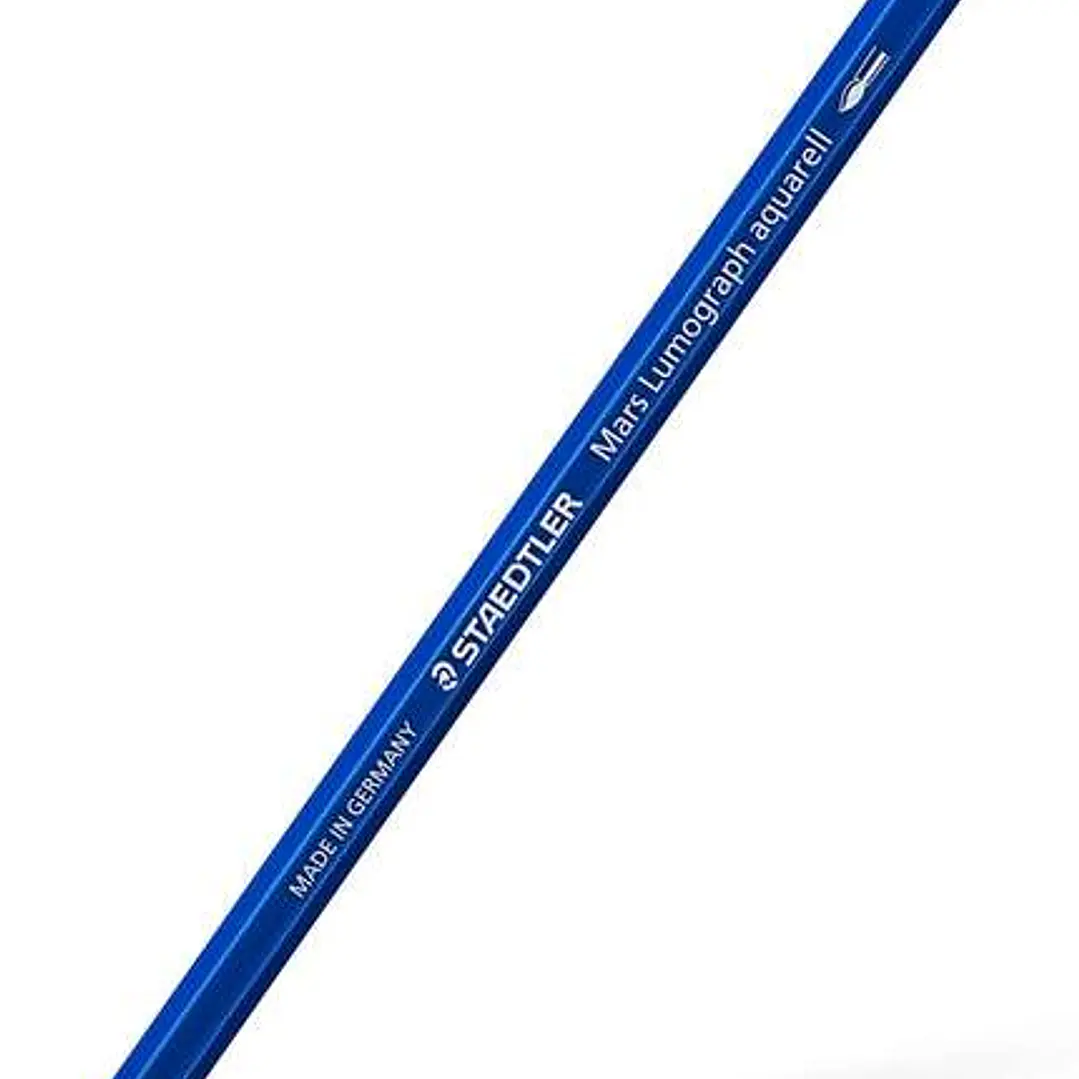 Staedtler Mars Lumograph Aquarell 100A Lapiz de Grafito - Mina 4B - Resistencia a la Rotura - Madera de Bosques Sostenibles 1