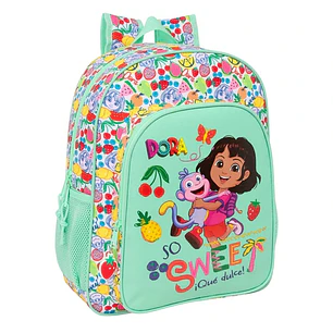 Safta Dora Mochila - Adaptable a Carro - Portabotellas - Doble Tirador en Cremallera - Hombreras Ergonomicas Acolchadas - Asa de Mano Superior - 15L -