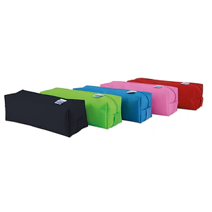 Oxford Kangoo Kids Estuche Cuadrado Grande - Poliester Resistente - Colores Surtidos