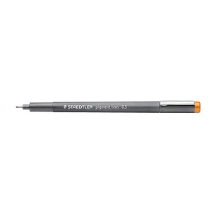 Staedtler Pigment Liner 308 Rotulador Calibrado - Trazo 0.5mm - Secado Rapido - Color Marron Claro
