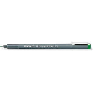 Staedtler Pigment Liner 308 Rotulador Calibrado - Trazo 0.5mm - Secado Rapido - Color Verde