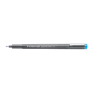 Staedtler Pigment Liner 308 Rotulador Calibrado - Trazo 0.5mm - Secado Rapido - Color Azul Claro