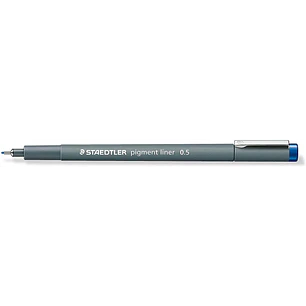 Staedtler Pigment Liner 308 Rotulador Calibrado - Trazo 0.5mm - Secado Rapido - Color Azul