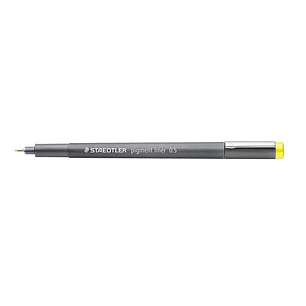 Staedtler Pigment Liner 308 Rotulador Calibrado - Trazo 0.5mm - Secado Rapido - Color Amarillo