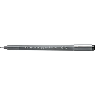 Staedtler Pigment Liner 308 Rotulador Calibrado - Trazo 0.7mm - Secado Rapido - Color Negro
