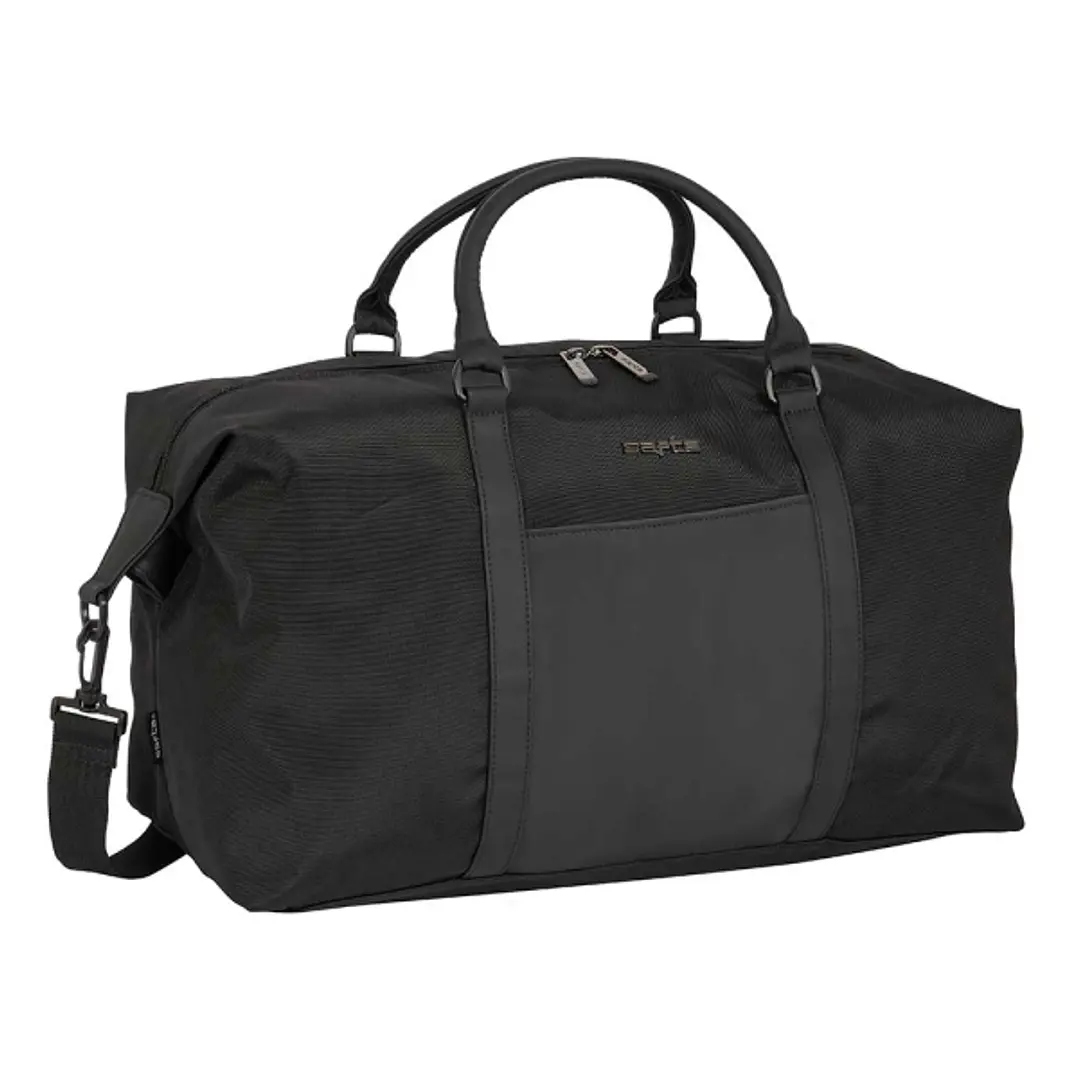 Safta Business Bolsa de Deporte - Extraible - Bolsillo Frontal - Interior Forrado - Cremalleras Bidireccionales - Bolsillos Internos - Asa Forrada - V 1