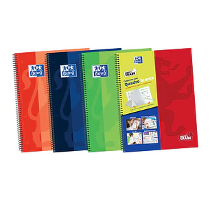 Oxford School Classic Write&Erase A4+ Europeanbook - Tapa Extradura - 1 Linea 2M - 100 Hojas - Colores Surtidos