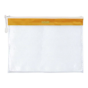 Dohe Bolsa Cremallera PVC - 32x24cm - Ideal para Documentos A4