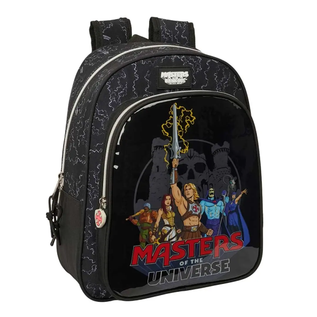 Safta Masters of the Universe Mochila Infantil - Portabotellas - Bolsillo Frontal - Asa de Mano - Adaptable a Carro - Hombreras Acolchadas - 27x33x10c 1