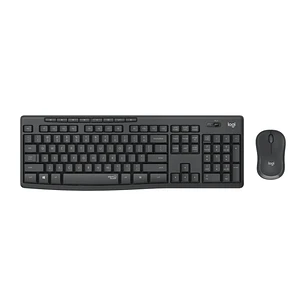 Logitech MK295 Pack Inalambrico Teclado Frances + Raton 1000dpi 3 Botones - Teclas y Botones Silenciosos - Uso Ambidiestro