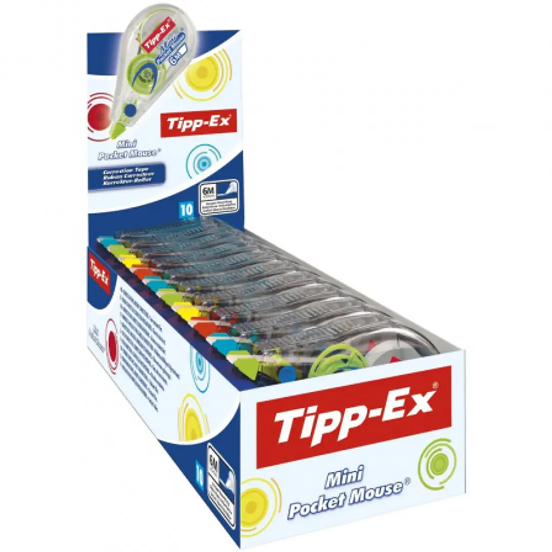 Tipp-Ex Mini Pocket Mouse Fashion Cinta Correctora 5mm x 6m - Resistente - Escritura Instantanea 1
