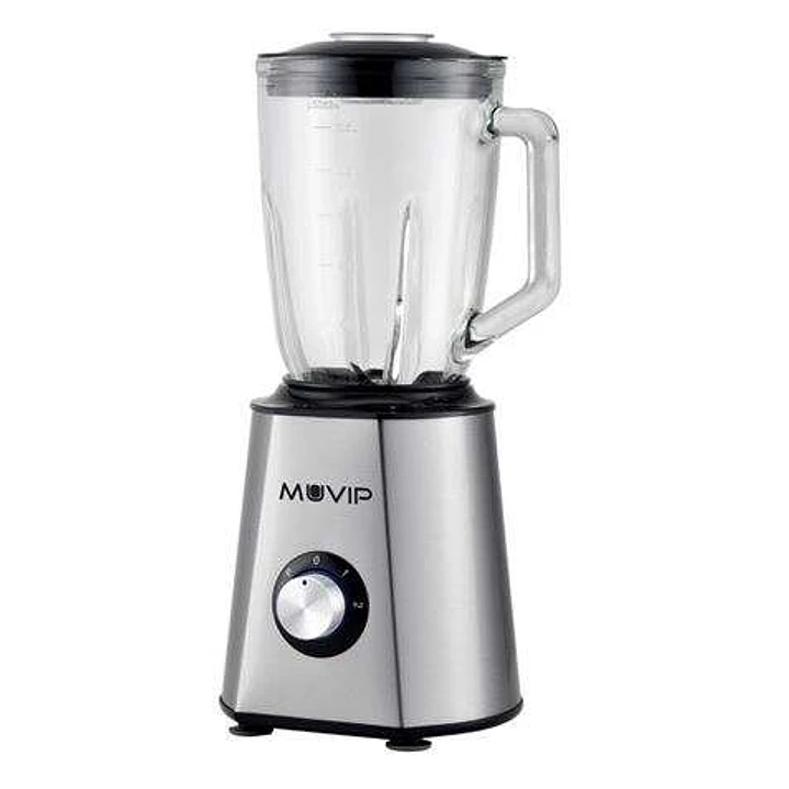 Muvip Batidora Inoxidable Vaso Cristal 1500W 1.5 Litros 1