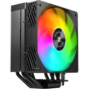 Mars Gaming MCPU-X5ARGB Disipador CPU con 280W de Potencia - Ventilador PWM de 120mm - Iluminacion ARGB - 5 Heatpipes HCT - Color Negro