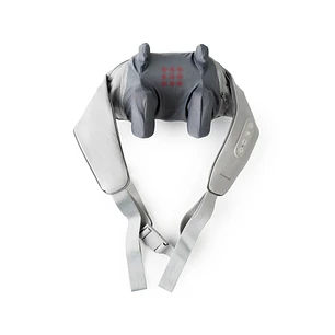 Innovagoods Silax Masajeador de Cuello y Espalda 6D - Autonomia 10min - 3 Velocidades - Bateria 2000mAh - Funcion Calor - Recargable - Apagado Automat
