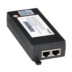 Ruijie RG-E-130(GE) Inyector PoE/PoE+ - 1 Puerto - Velocidad hasta 1Gbps - Color Negro