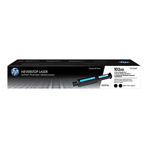 HP W1103A Negro Pack de 2 Cartuchos de Toner Originales - 103A