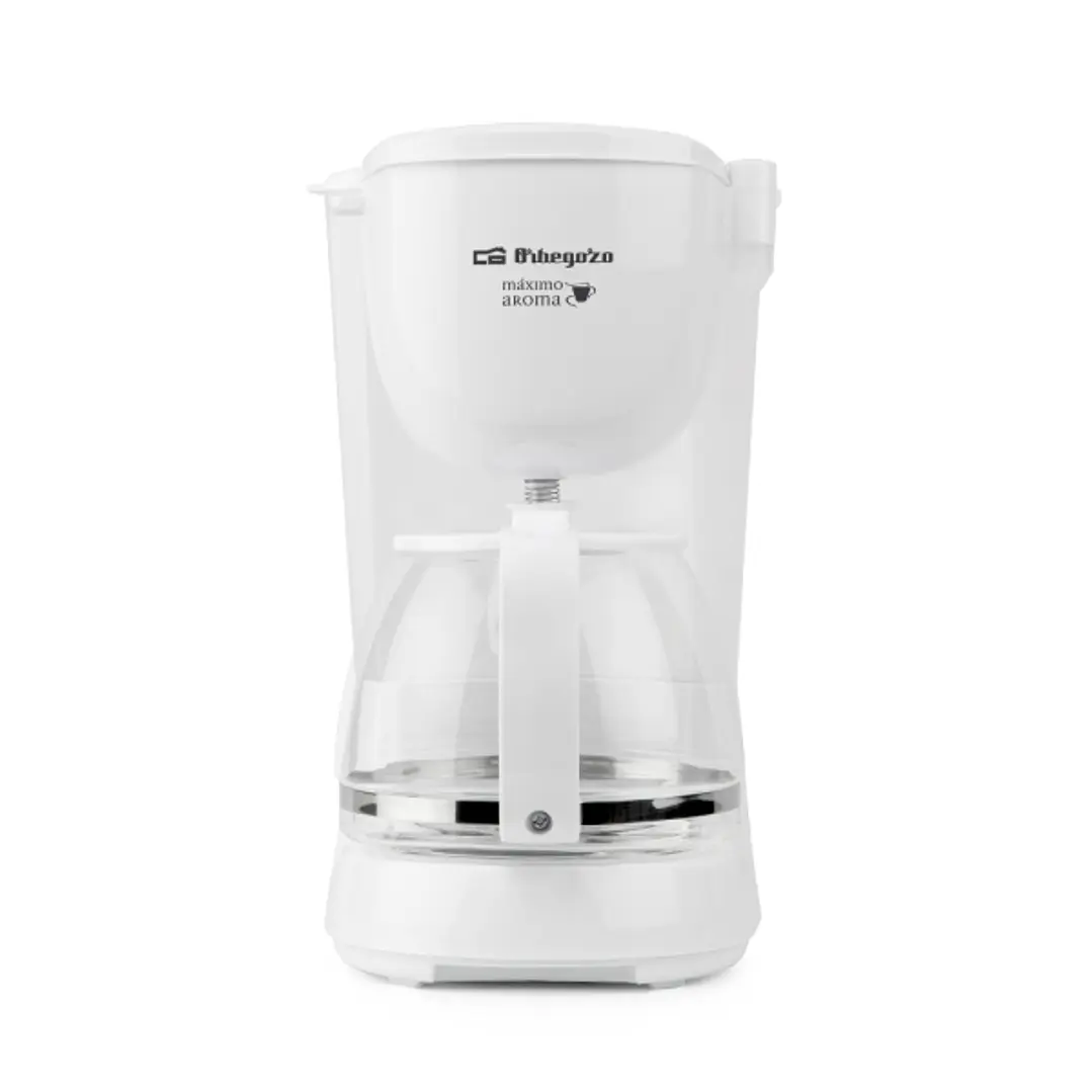 Orbegozo CG 4051 Cafetera de Goteo - Capacidad para 12 Tazas - Jarra de Cristal de 1,25L - Filtro Permanente - Deposito con Indicador de Agua - Manten 1