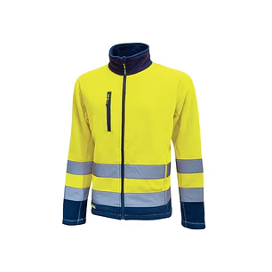 Upower Boing Chaqueta Polar con Cremallera Completa - Talla M - Bolsillos con Cremallera, Detalles Reflectantes, Proteccion DPI2, Certificacion CE - C