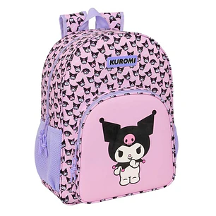Safta Kuromi Mochila - Adaptable a Carro - Bolsillo Frontal - Portabotellas - Cremallera con Doble Tirador - Asa de Mano - Hombreras y Espalda Acolcha