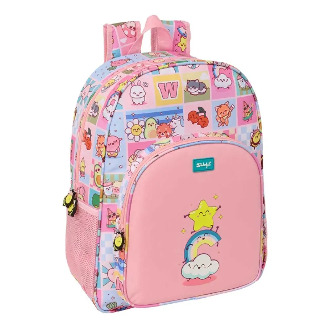 Safta Mr. Wonderful Comic Mochila - Adaptable a Carro - Bolsillo Frontal - Portabotellas - Cremallera con Doble Tirador - Asa de Mano - Hombreras y Es 1