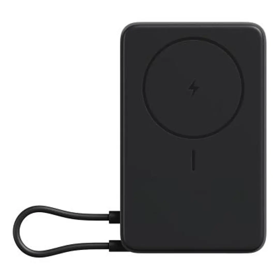 Xiaomi Magnetic Power Bank 10000 con Soporte Integrado - Carga Inalambrica Magnetica - 20W Max - USB C Bidireccional - 5900 mAh / 37 Wh - Pantalla Int 1