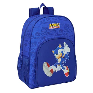Safta Sonic Mochila Adaptable a Carro - Portabotellas - Doble Tirador en Cremallera - Hombreras Ergonomicas y Acolchadas - Asa de Mano Superior - 19L 