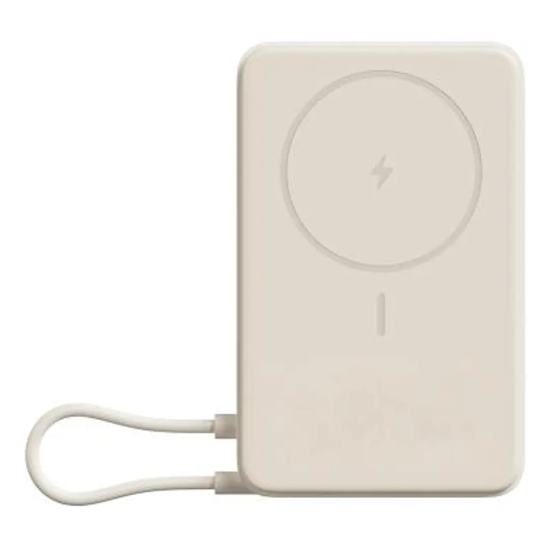 Xiaomi Magnetic Power Bank 10000 con Soporte Integrado - Carga Inalambrica Magnetica - 20W Max - USB C Bidireccional - 5900 mAh / 37 Wh - Pantalla Int 1