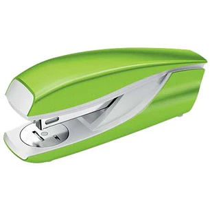 Petrus 635 WOW Grapadora Metalica + Caja de 200 Grapas - Hasta 30 Hojas - Extraegrapas Integrado - Grapado Cerrado, Abierto y Clavado - Color Verde Me