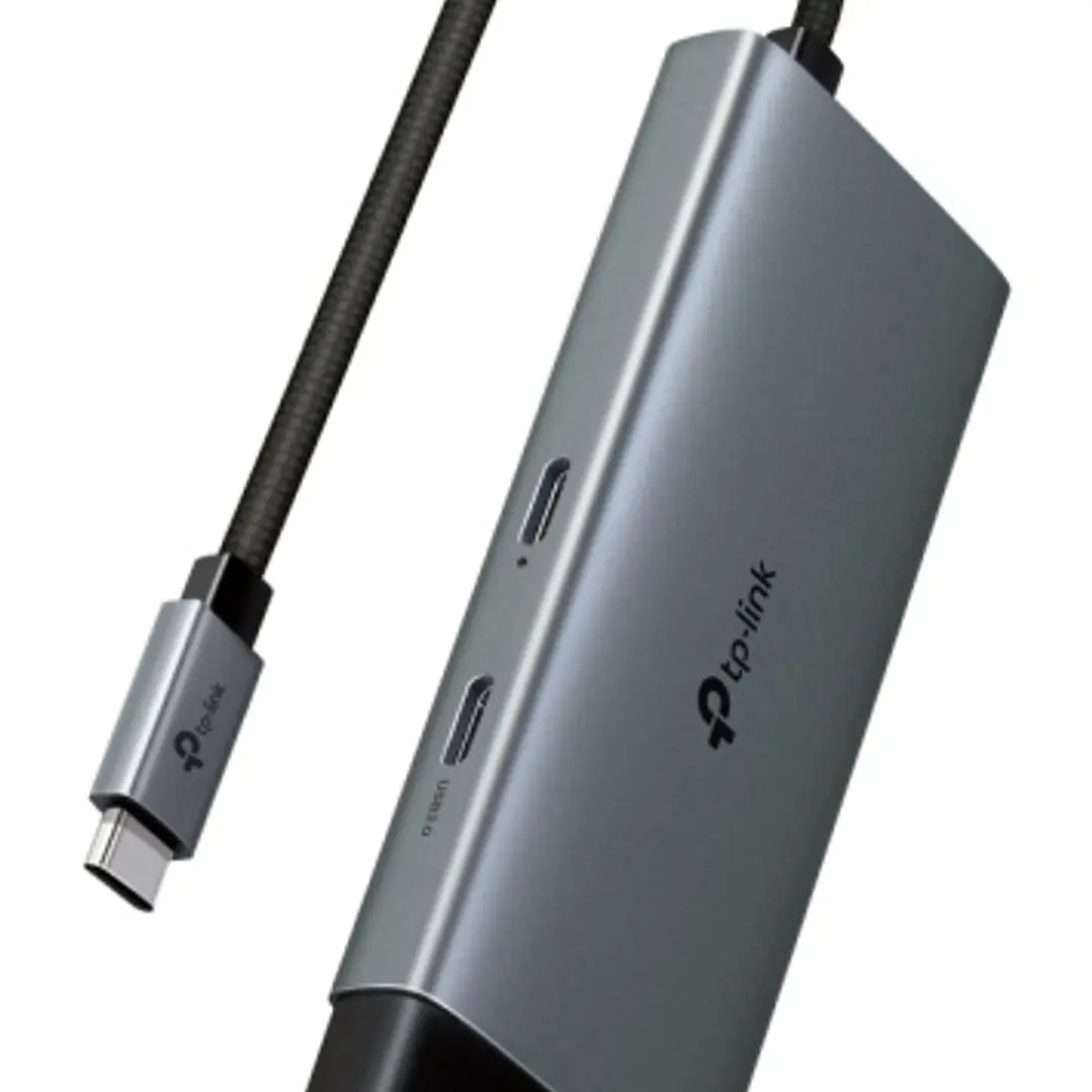TP-Link UH5020C Hub 5 en 1 - HDMI 4K - 2xUSB-C - 2xUSB-A - Cable USB-C de 18cm - Plug and Play - Aluminio - Color Negro y Gris 1
