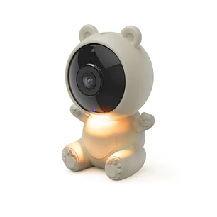 Hama Vigilabebes Inteligente con Camara Full HD - Luz Nocturna Integrada - Sensor de Movimiento - WiFi - IP20 - Micro-SD - Angulo de Cobertura de 100º