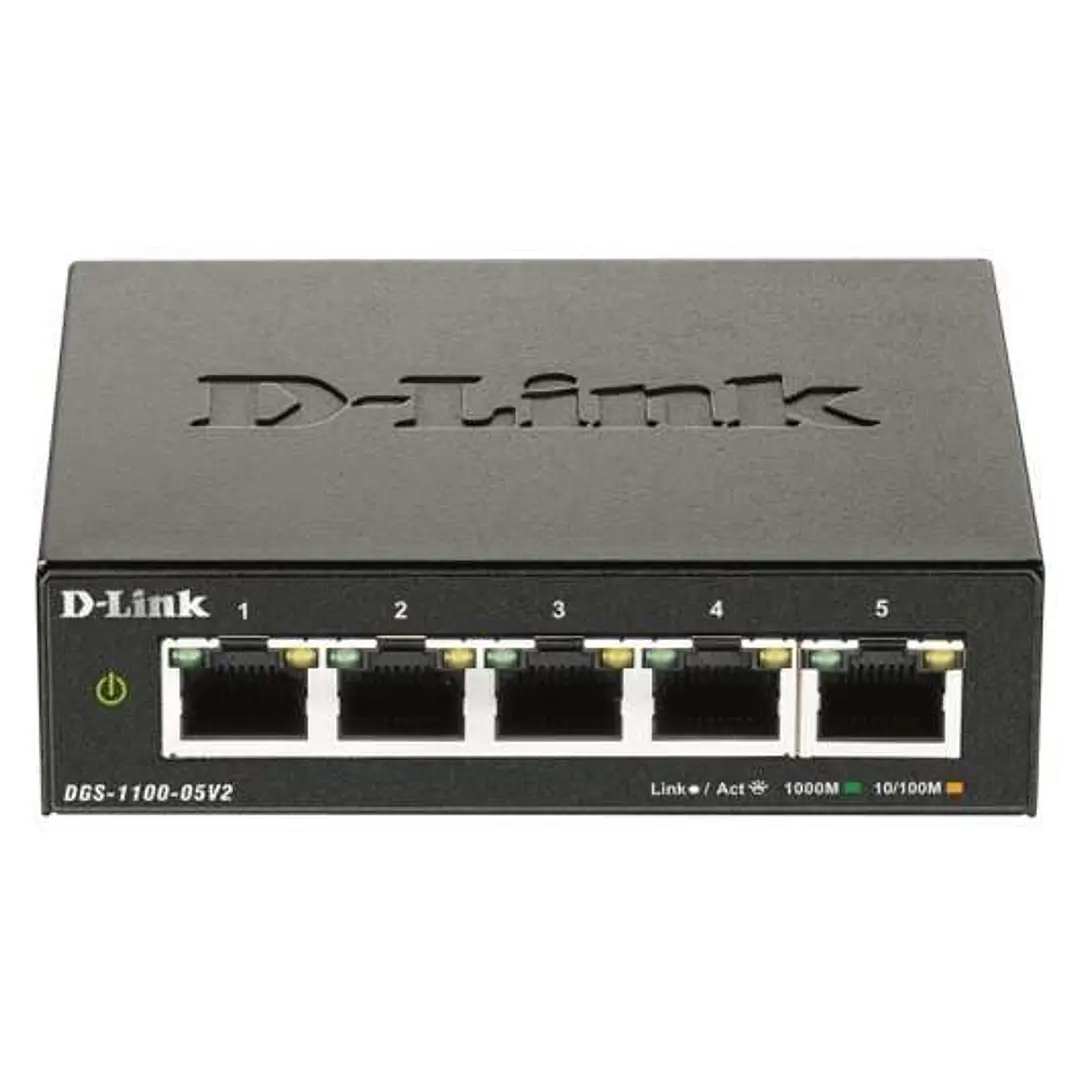 D-Link Switch Smart 5 Puertos Gigabit 10/100/1000 Mbps 1