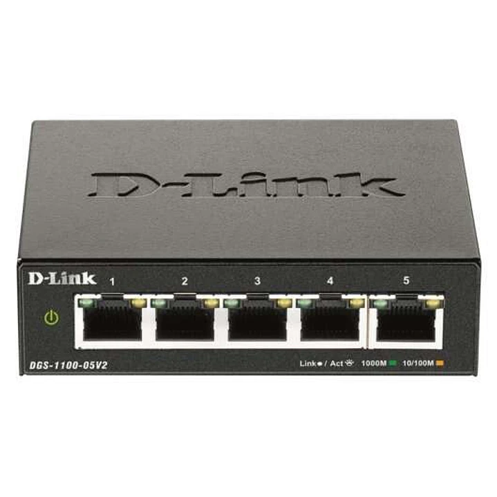 D-Link Switch Smart 5 Puertos Gigabit 10/100/1000 Mbps 1