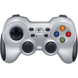 Logitech F710 Mando/Gamepad Inalambrico USB - Para PC - 12 Botones - Color Plata/Negro