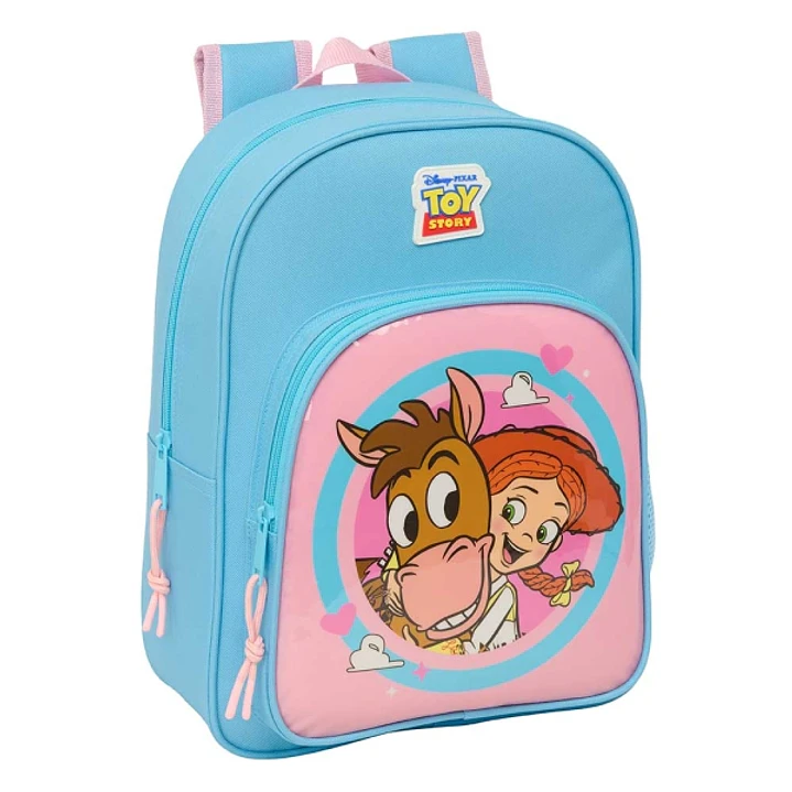 Safta Jessie Mochila Infantil - Adaptable a Carro - Portabotellas - Hombreras Ergonomicas - Bolsillo Frontal - 10L - 260x110x340mm - Color Azul Claro 1
