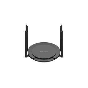 Ruijie RG-EW300 PRO Router - 4 Puertos - Tecnologia MIMO - 300Mbps - 4 Antenas de 5dBi - Capacidad hasta 16 Usuarios - Gestion en la Nube - Color Negr
