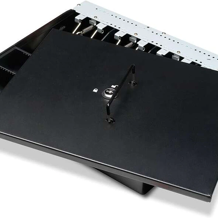 Safescan 3540L Tapa para Gavetas de Efectivo - Compatible con Safescan 3540T - Robusta Estructura Metalica - Cerradura Segura de dos Posiciones - Conf 1