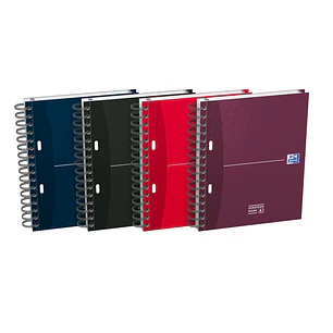 Oxford Office Essentials Europeanbook A5+ Tapa Extradura - 100 Hojas - Tamaño 4 5x5 - Colores Surtidos