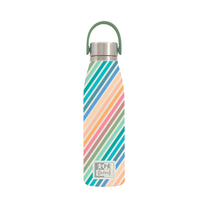 Oxford Runbott Colorblock Botella Termo 50cl - Recubrimiento Ceramico Interior - Diseño Colorido 1