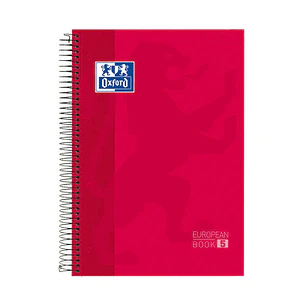 Oxford School Classic A4+ Europeanbook - Tapa Extradura - 50% Hojas Gratis - 5x5 - 120 Hojas