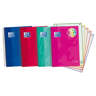 Oxford School Classic A4+ Europeanbook - Tapa Extradura - 5 Liso - 120 Hojas - Colores Surtidos
