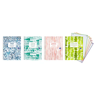 Oxford Japandi A4+ Europeanbook 5 Tapa Extradura - Cuaderno con 120 Hojas - Tamaño A4+ - 5x5 Cuadricula - 4 Modelos Disponibles