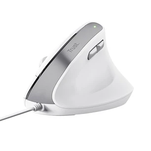 Trust Ergo Bayo Teclado - DPI Ajustable 800-2400ppp - 6 Botones - Cable 150cm -Color Blanco
