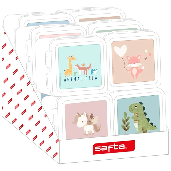 Safta Expositor para Fiambreras Infantiles - Expositor para Fiambreras - 290x340x340mm - Colores Surtidos 1