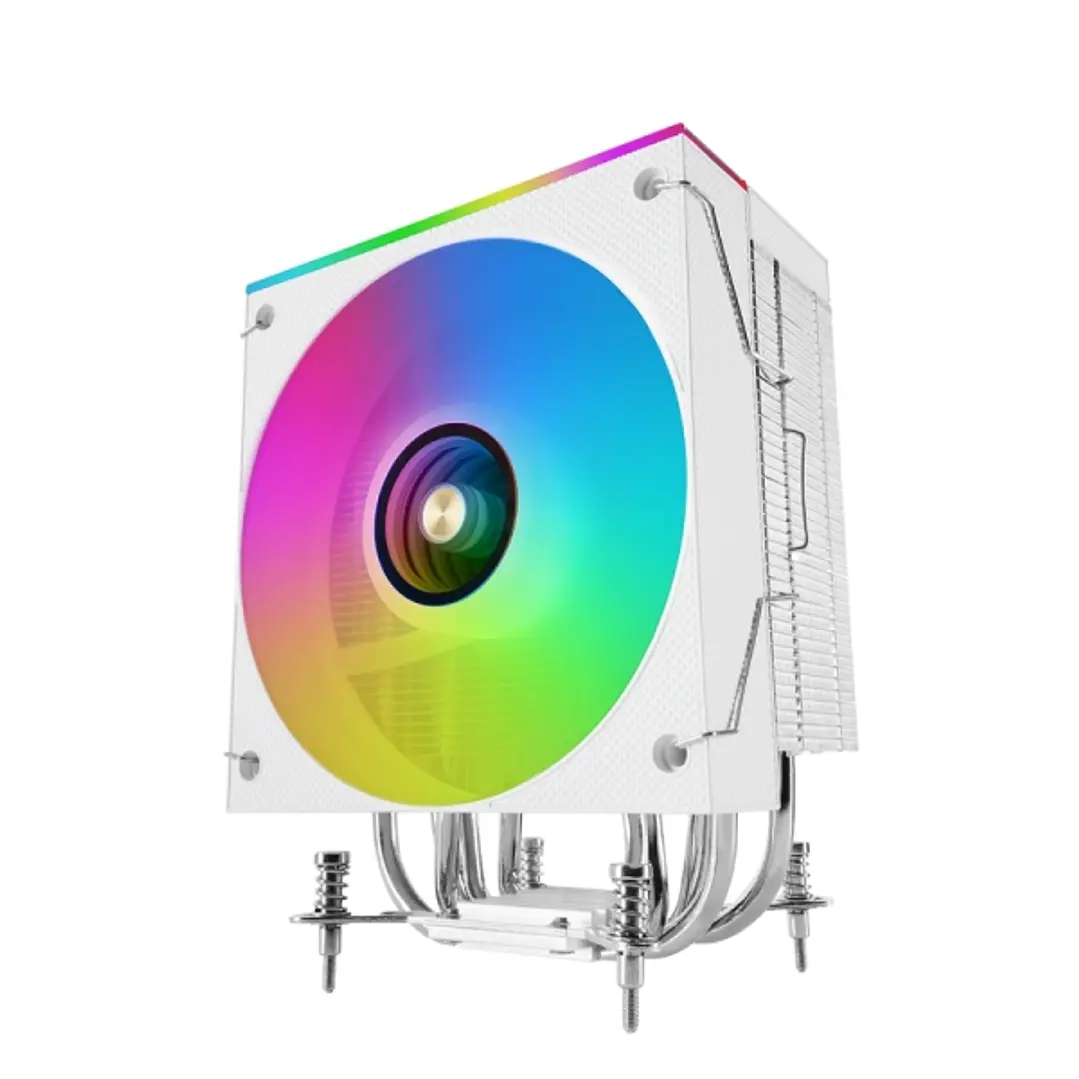 Mars Gaming MCPU-LCD Disipador CPU - Potencia TDP hasta 300W - 6 Tubos HCT - Ventilador PWM FDB de 120mm - Pantalla LCD - Cable Reductor de Ruido - Il 1