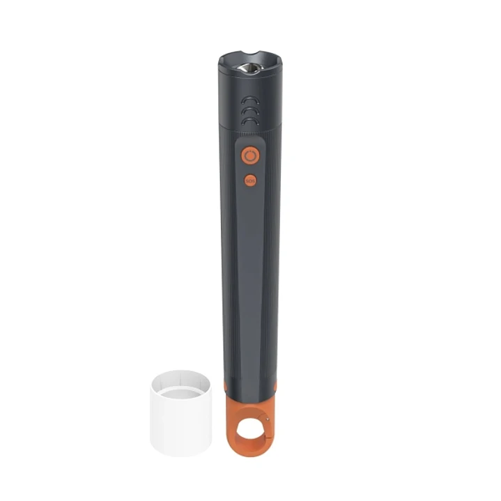 Hama Flx1000 Linterna LED - Potencia 50W - 1000 Lumenes - Funciona con 6 Pilas AAA - IP44 - Color Gris 1