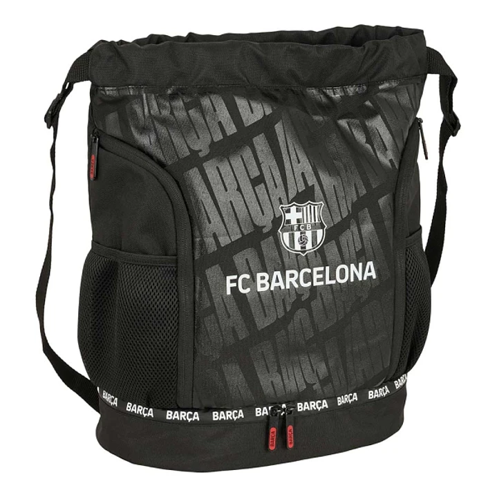 Safta F.C.Barcelona Saco Mochila - Bolsillo Interior con Cremallera - Bolsillos Laterales - Hombreras Ajustables - 21.93L - 340x150x430mm - Color Negr 1