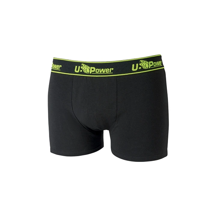 Upower Boxer Calzoncillos Boxer de Algodon Suave - Talla M - Elastico Resistente, Ajuste Duradero, Material Transpirable y Resistente al Lavado, Paque 1