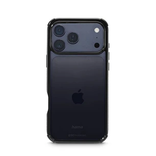 Hama Extreme Protect Funda para iPhone 17 Pro Max - Antideslizante - Policarbonato - Proteccion D3O - Bordes Elevados - Color Negro